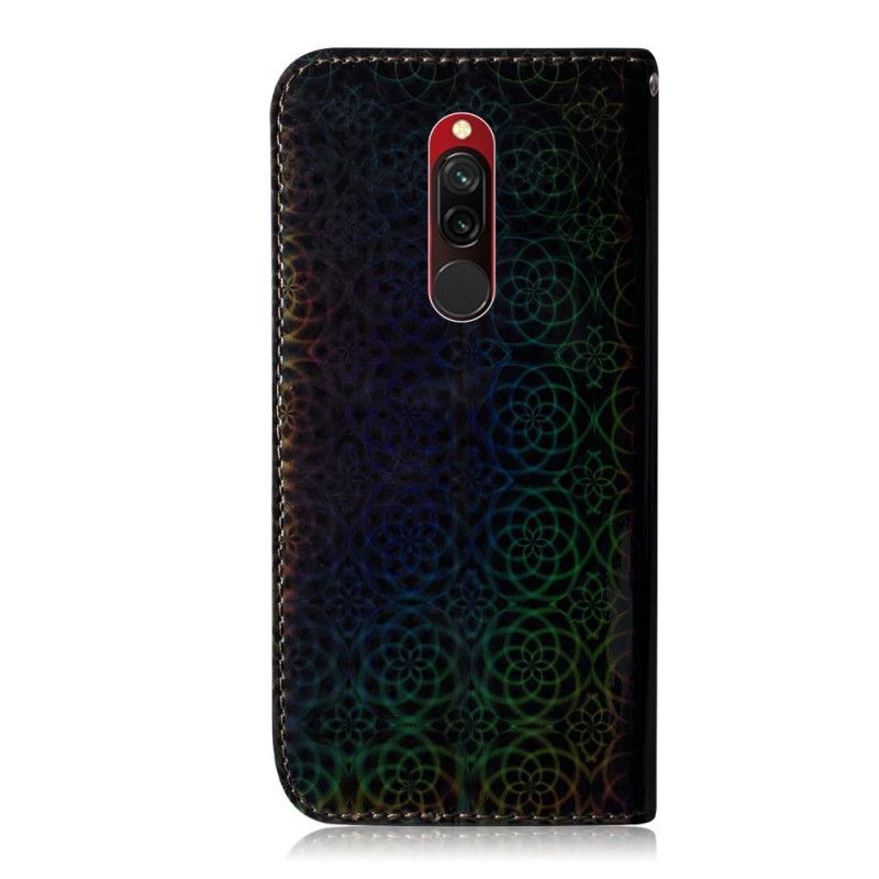 Κάλυμμα Folio Xiaomi Redmi 8 Μαύρο Καθαρό Χρώμα