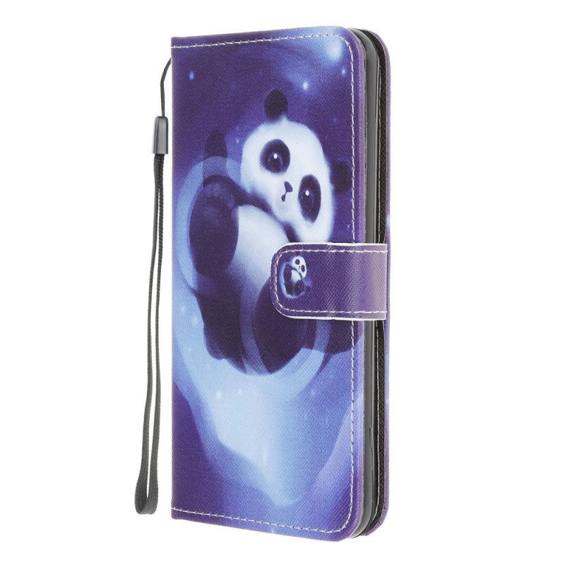 Κάλυμμα Folio Xiaomi Redmi 9 Θήκες Κινητών Panda Space Strappy