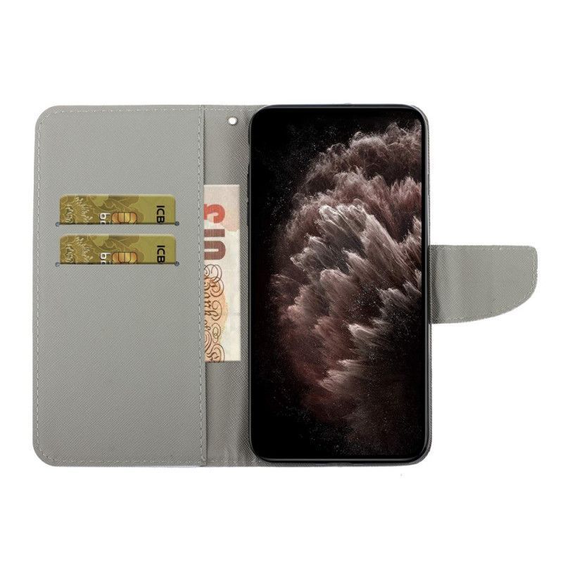 Κάλυμμα Folio Xiaomi Redmi Note 11 / Poco M4 Pro 5G Κίτρινο Πεταλούδες Και Καλοκαιρινά Λουλούδια