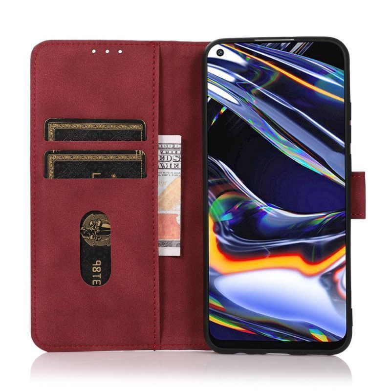 Κάλυμμα Folio Xiaomi Redmi Note 11 / Poco M4 Pro 5G Μαύρο Δερμάτινο Εφέ Khazneh Μόδας