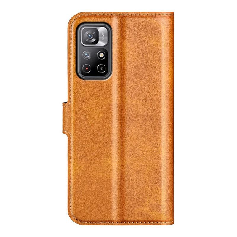 Κάλυμμα Folio Xiaomi Redmi Note 11 / Poco M4 Pro 5G Μαύρο Σχέδιο Ψεύτικο Δέρμα Περισσότερο