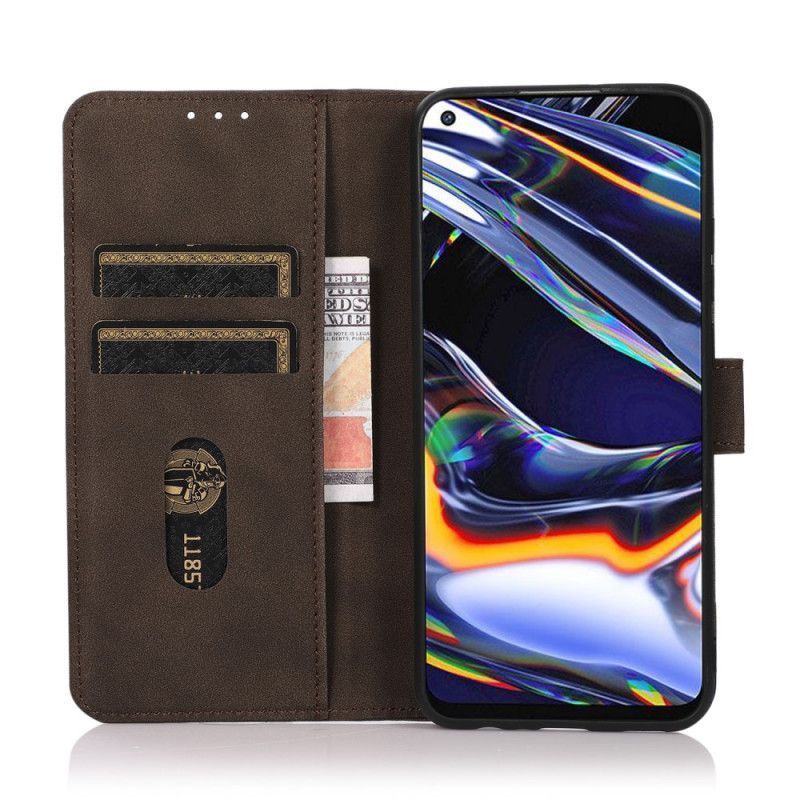 Κάλυμμα Folio Xiaomi Redmi Note 11 Pro / Note 11 Pro Plus Μαύρο Εφέ Δέρματος Khazneh Μόδας