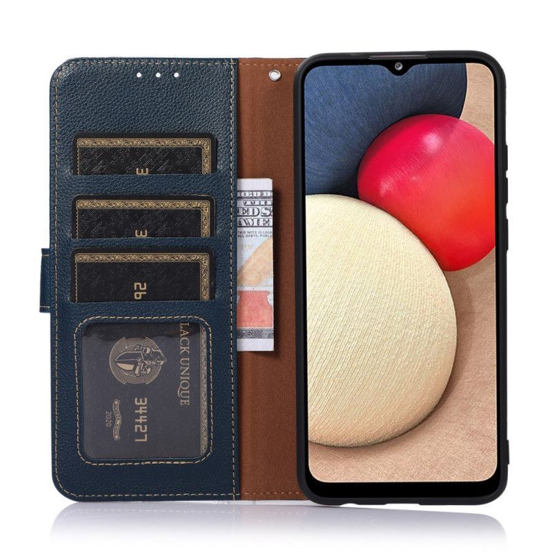 Κάλυμμα Folio Xiaomi Redmi Note 11 Pro / Note 11 Pro Plus Μαύρο Στυλ Λίτσι Rfid Khazneh