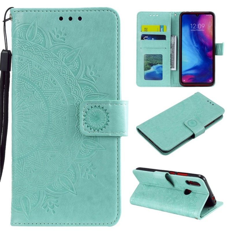 Κάλυμμα Folio Xiaomi Redmi Note 7 Γκρι Sun Mandala