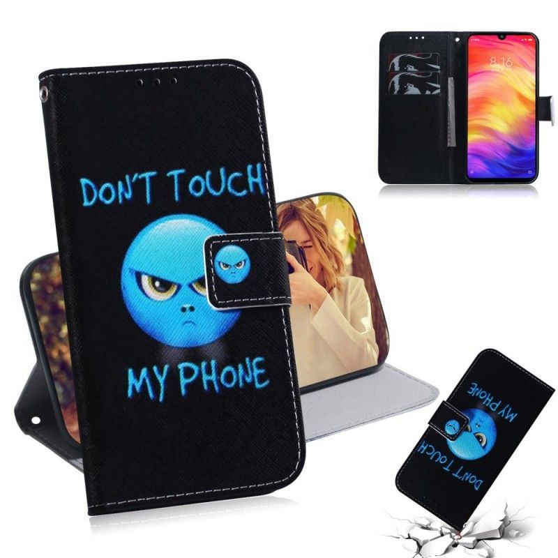 Κάλυμμα Folio Xiaomi Redmi Note 7 Τηλέφωνο Emoji