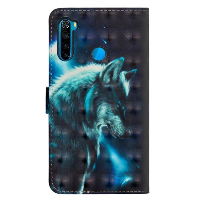 Κάλυμμα Folio Xiaomi Redmi Note 8T Θήκες Κινητών Μεγαλοπρεπής Λύκος