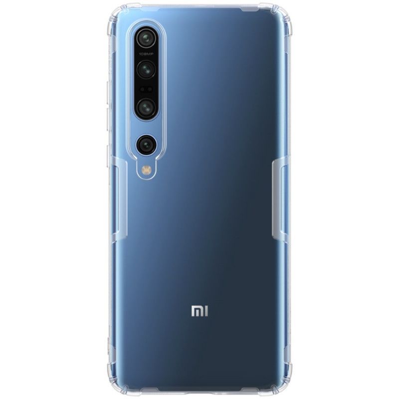 Κάλυμμα Για Xiaomi Mi 10 / 10 Pro Λευκό Ημιδιαφανές Νίλκιν