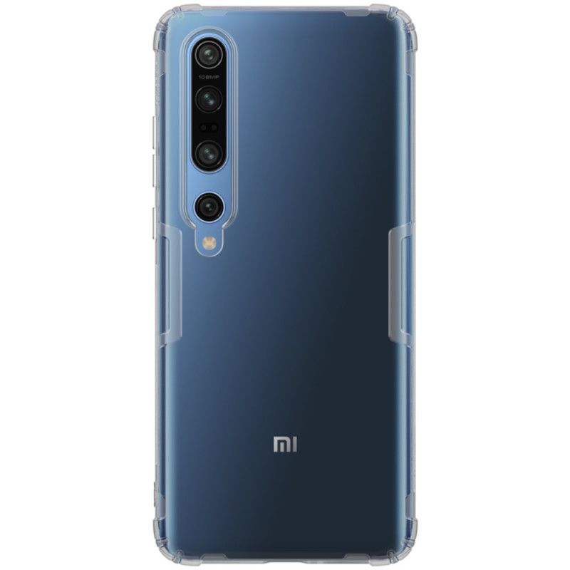 Κάλυμμα Για Xiaomi Mi 10 / 10 Pro Λευκό Ημιδιαφανές Νίλκιν