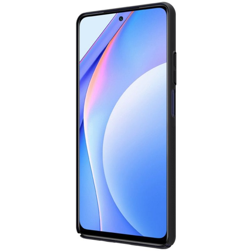 Κάλυμμα Για Xiaomi Mi 10T Lite 5G / Redmi Note 9 Pro 5G Μαύρο Σκληρό Παγωμένο Νίλκιν