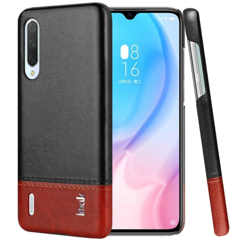 Κάλυμμα Για Xiaomi Mi 9 Lite Μαύρο Σειρά Εφέ Δέρματος Imak Ruiyi