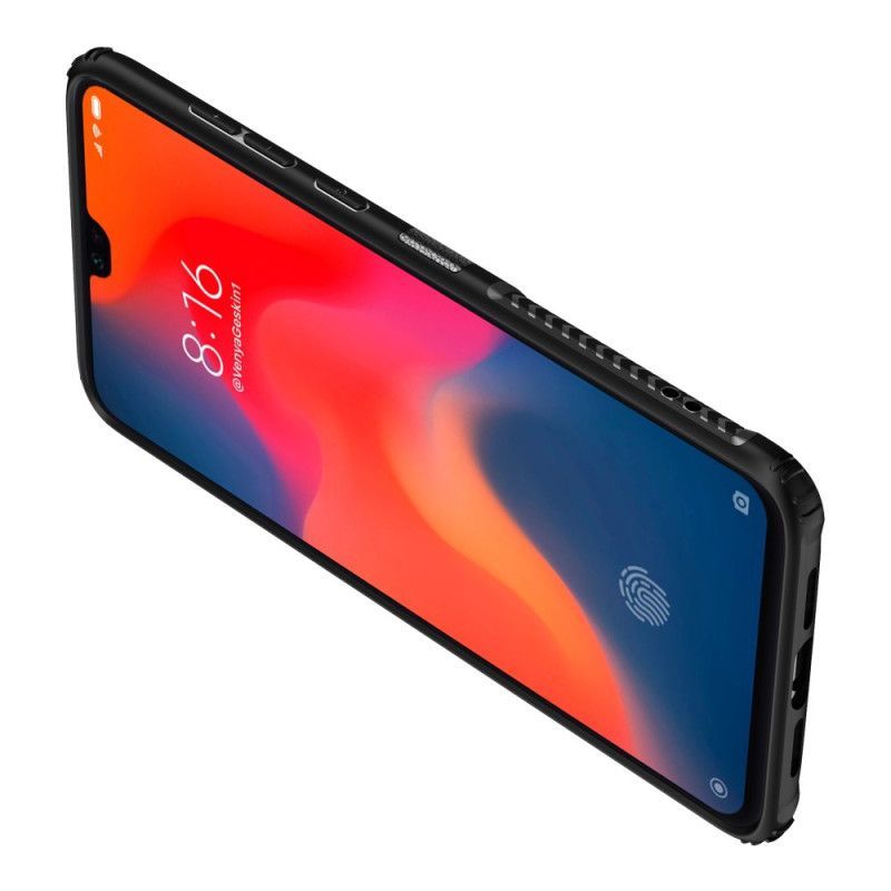 Κάλυμμα Για Xiaomi Mi 9 Πράσινο Δαχτυλίδι Υψηλής Ποιότητας Από Μέταλλο Και Απομίμηση Δέρματος