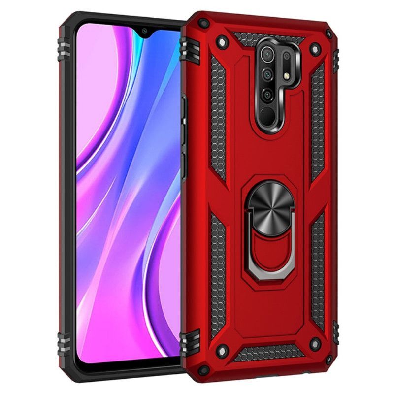 Κάλυμμα Για Xiaomi Redmi 9 Μαύρο Premium Δαχτυλίδι