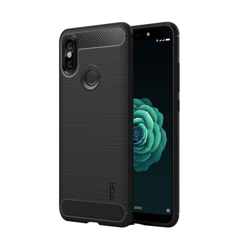 Κάλυμμα Για Xiaomi Redmi Note 5 Μαύρο Βουρτσισμένη Ίνα Άνθρακα