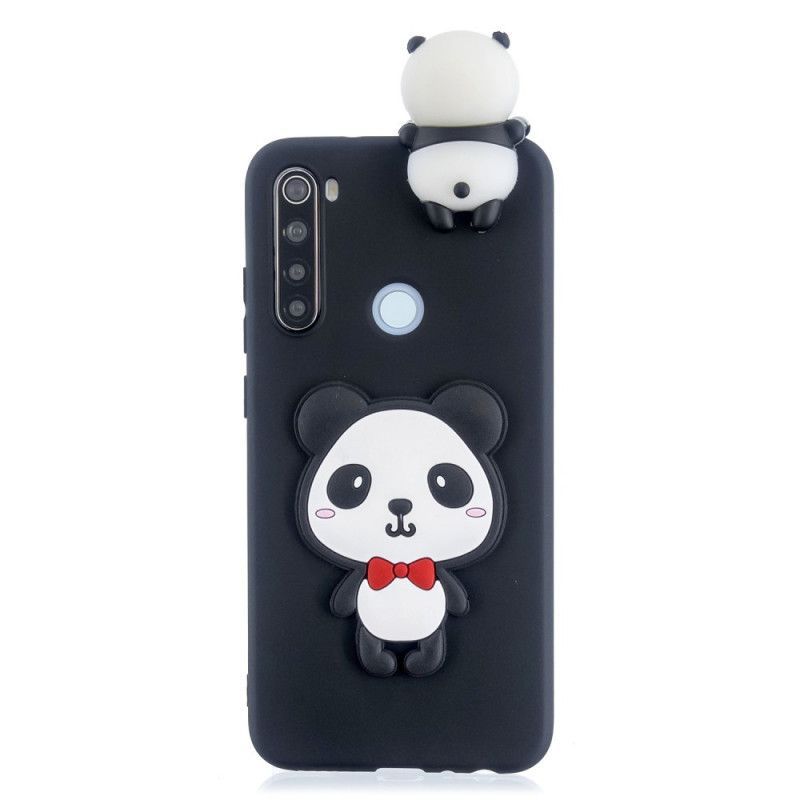 Κάλυμμα Για Xiaomi Redmi Note 8 Κόκκινο 3D Panda Μου