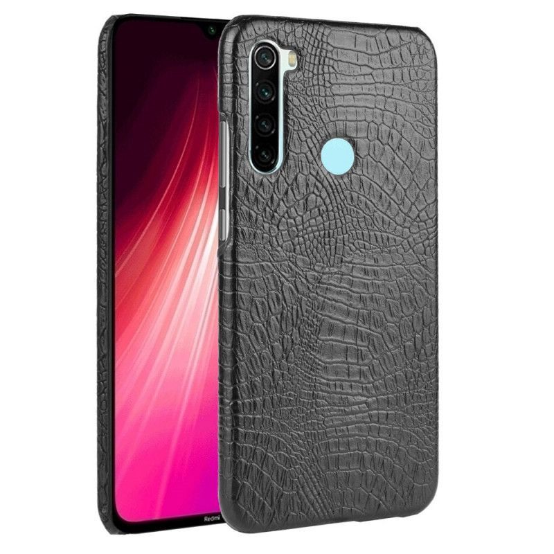 Κάλυμμα Για Xiaomi Redmi Note 8 Μαύρο Στυλ Κροκοδείλου