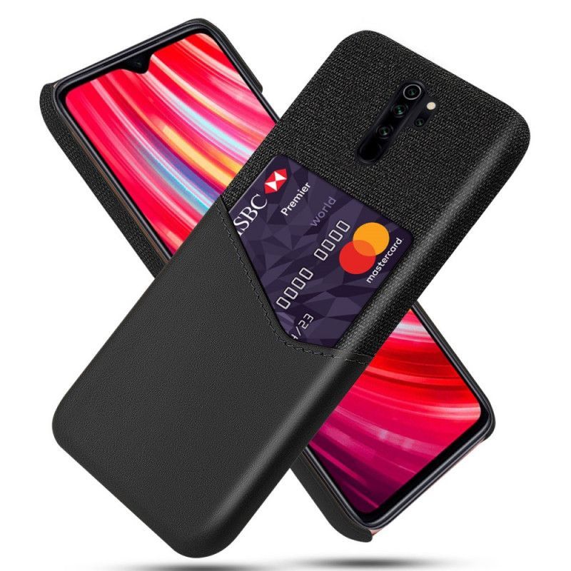 Κάλυμμα Για Xiaomi Redmi Note 8 Pro Μαύρο Κάτοχος Κάρτας Ksq