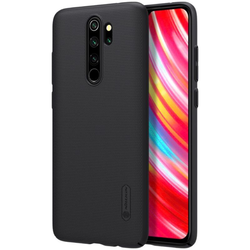 Κάλυμμα Για Xiaomi Redmi Note 8 Pro Μαύρο Σκληρό Παγωμένο Νίλκιν