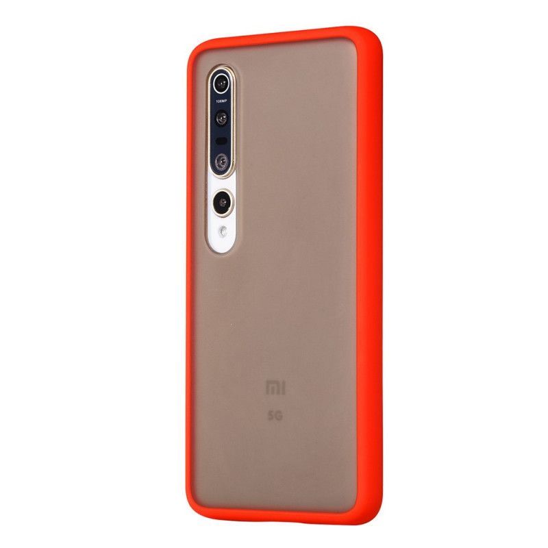 Κάλυμμα Xiaomi Mi 10 / 10 Pro Μαύρο Υβριδικό Σχέδιο Με Άκρα Σιλικόνης