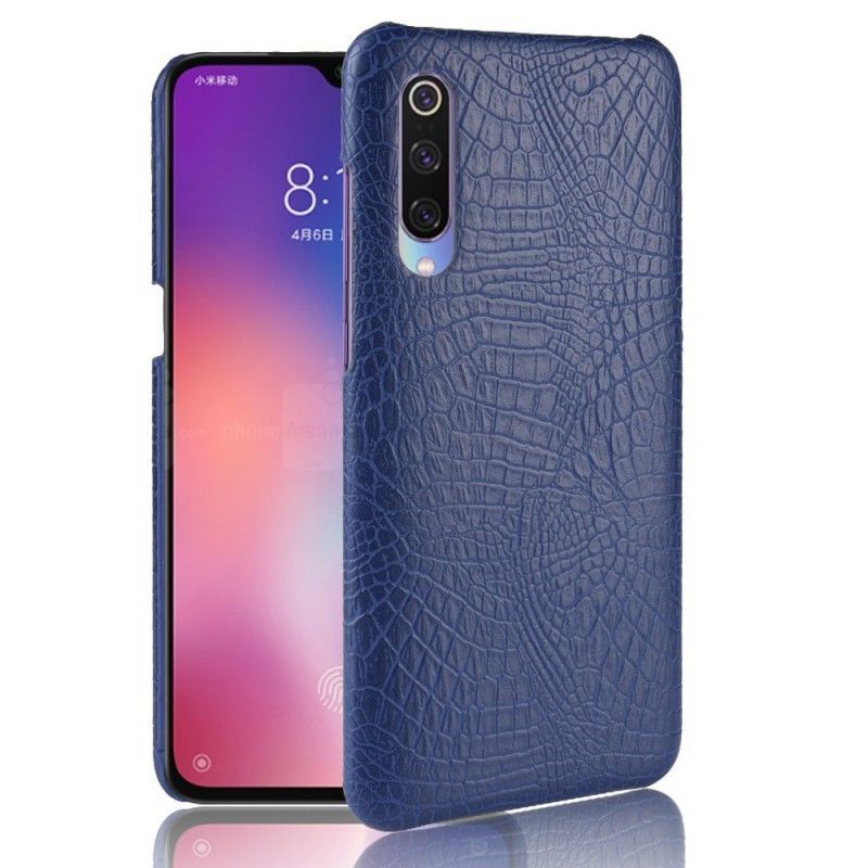 Κάλυμμα Xiaomi Mi 9 Κόκκινο Εφέ Δέρματος Κροκόδειλου