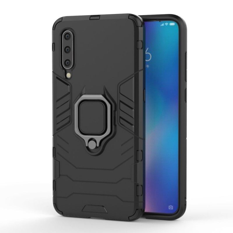 Κάλυμμα Xiaomi Mi 9 Μαύρο Ανθεκτικός Δακτύλιος