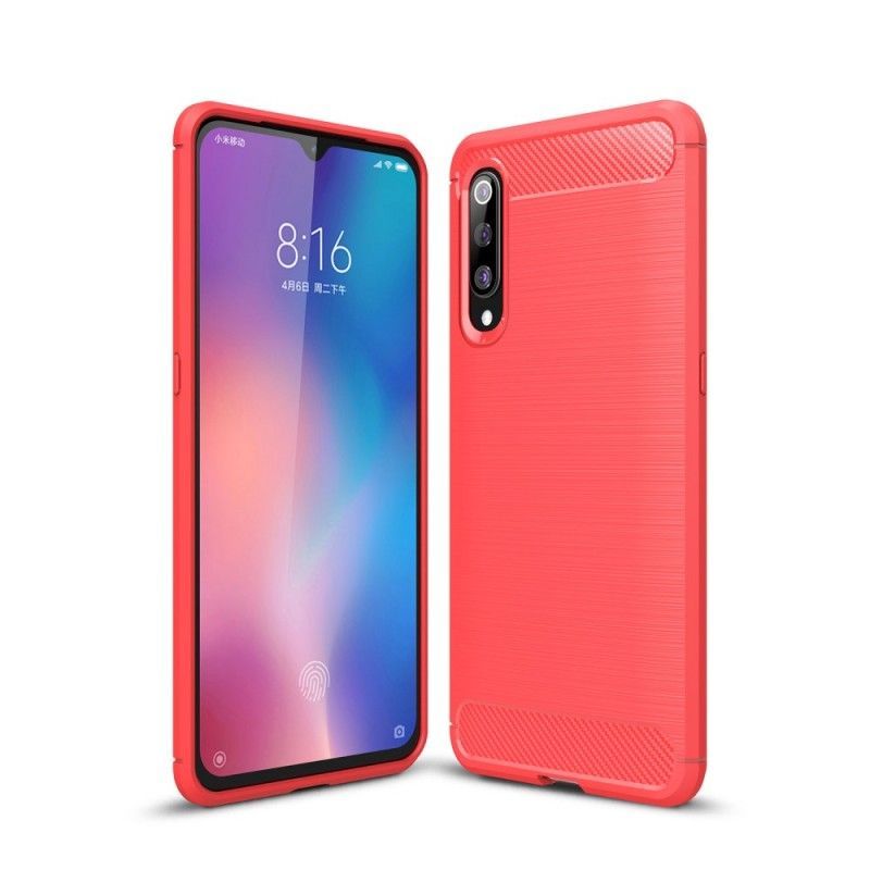 Κάλυμμα Xiaomi Mi 9 Μαύρο Βουρτσισμένη Ίνα Άνθρακα Πρωτότυπος