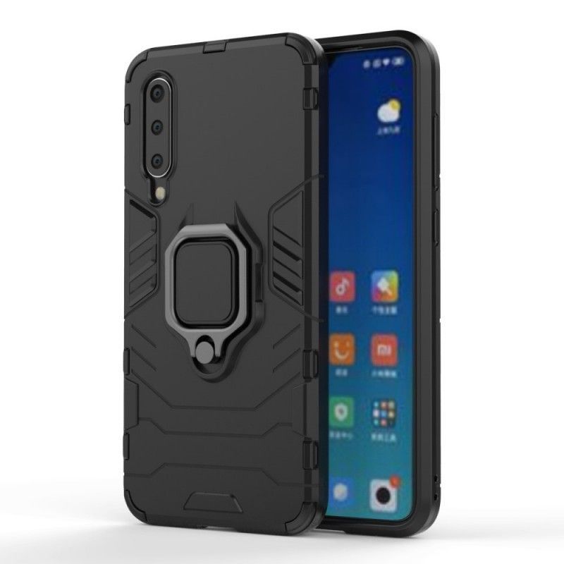 Κάλυμμα Xiaomi Mi 9 SE Μαύρο Ανθεκτικός Δακτύλιος