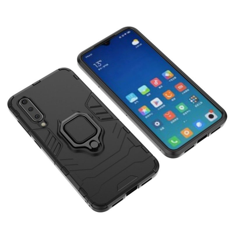 Κάλυμμα Xiaomi Mi 9 SE Μαύρο Ανθεκτικός Δακτύλιος