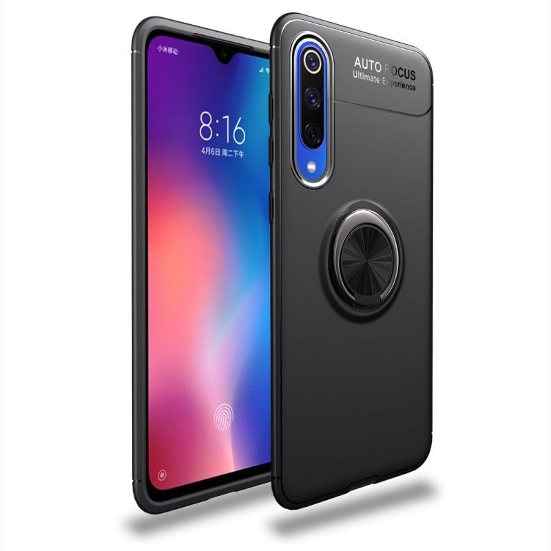 Κάλυμμα Xiaomi Mi 9 SE Μαύρο Περιστρεφόμενος Δακτύλιος