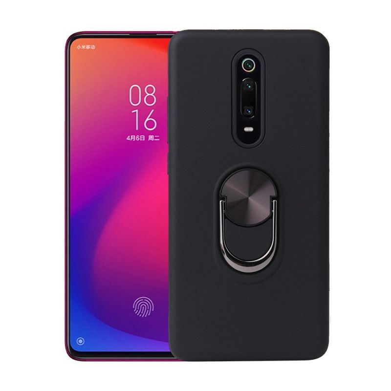 Κάλυμμα Xiaomi Mi 9T / Mi 9T Pro Μαύρο Αποσπώμενο Με Δακτύλιο Στήριξης