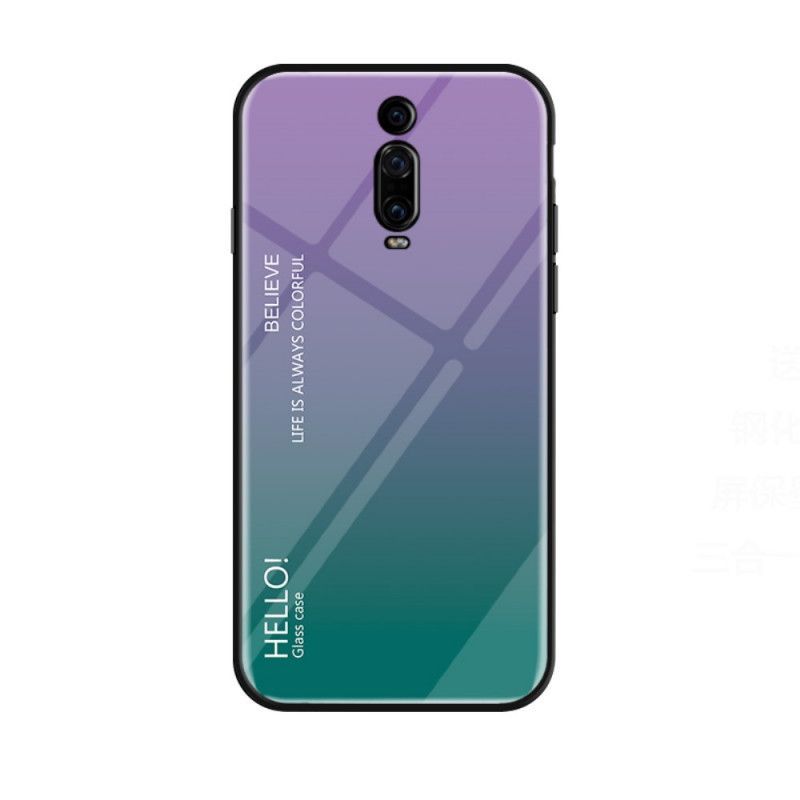 Κάλυμμα Xiaomi Mi 9T / Mi 9T Pro Μαύρο Γεια Σου Σκληρυμένο Γυαλί