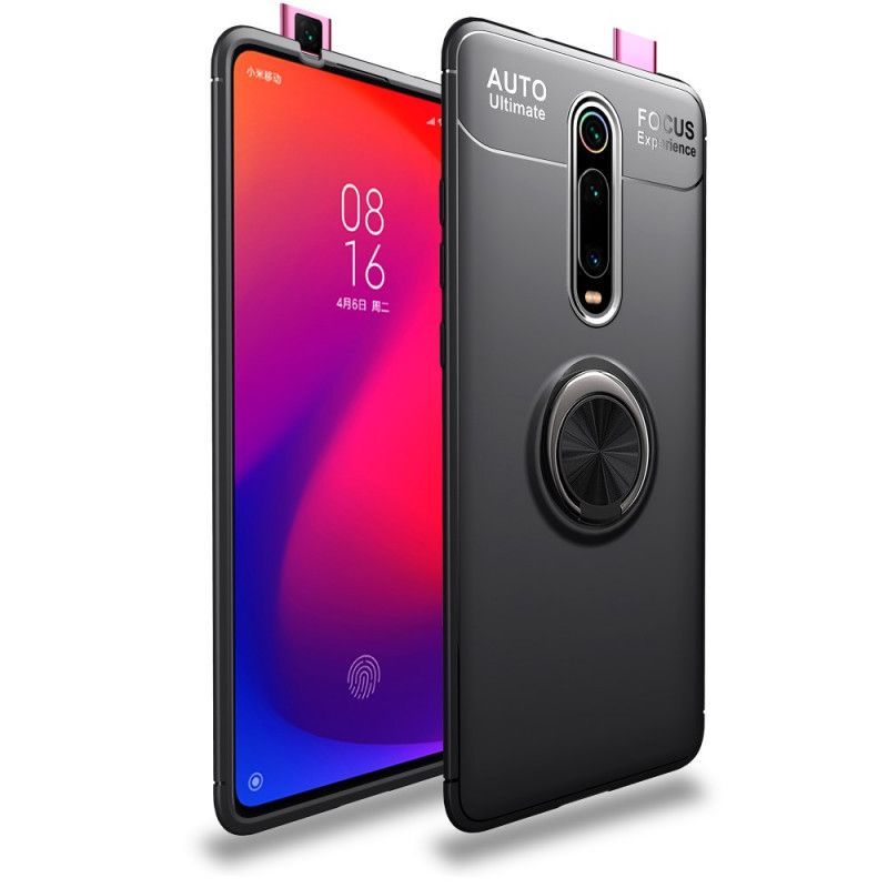 Κάλυμμα Xiaomi Mi 9T / Mi 9T Pro Μαύρο Μαγνητικός Δακτύλιος Lenuo