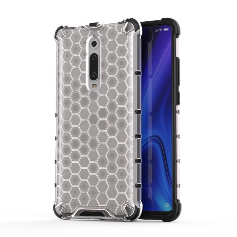 Κάλυμμα Xiaomi Mi 9T / Mi 9T Pro Μαύρο Στυλ Κηρήθρας