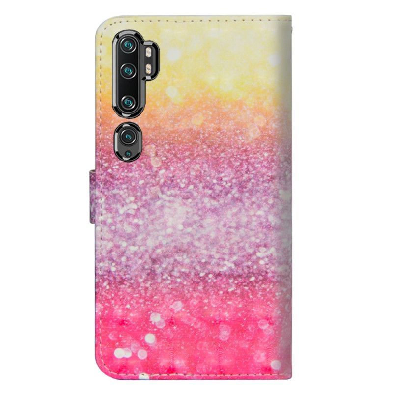 Κάλυμμα Xiaomi Mi Note 10 / Note 10 Pro Magenta Glitter Ντεγκραντέ