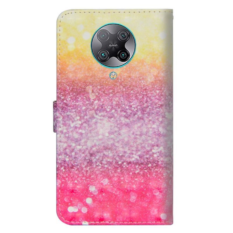 Κάλυμμα Xiaomi Poco F2 Pro Magenta Glitter Ντεγκραντέ