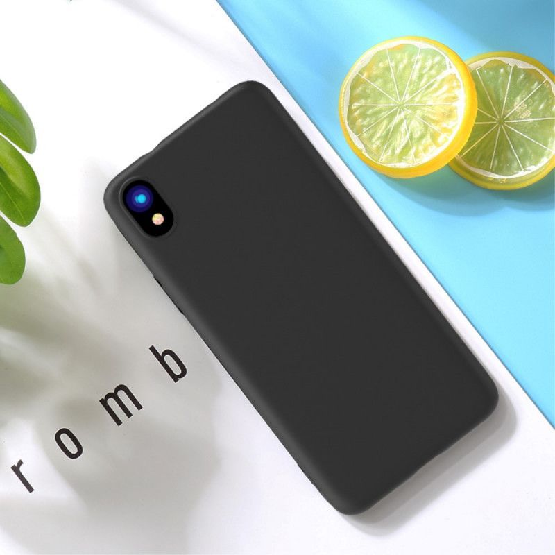 Κάλυμμα Xiaomi Redmi 7A Μαύρο X-Level Υγρή Σιλικόνη