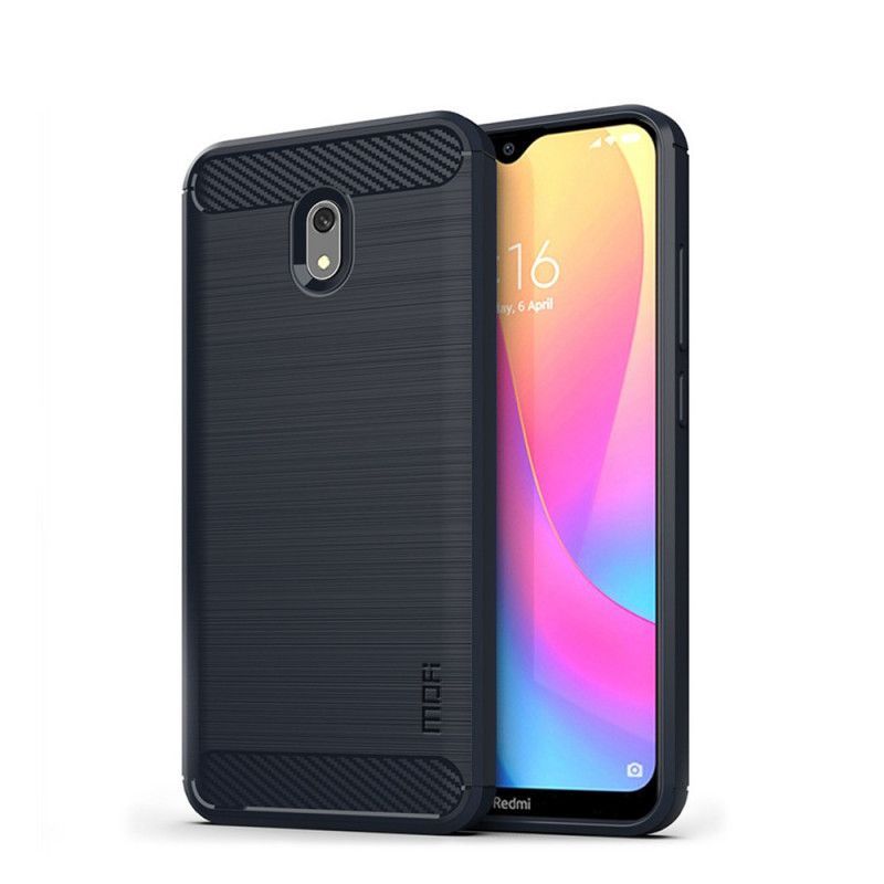 Κάλυμμα Xiaomi Redmi 8A Γκρι Μόφι Βουρτσισμένο Ανθρακόνημα Πρωτότυπος