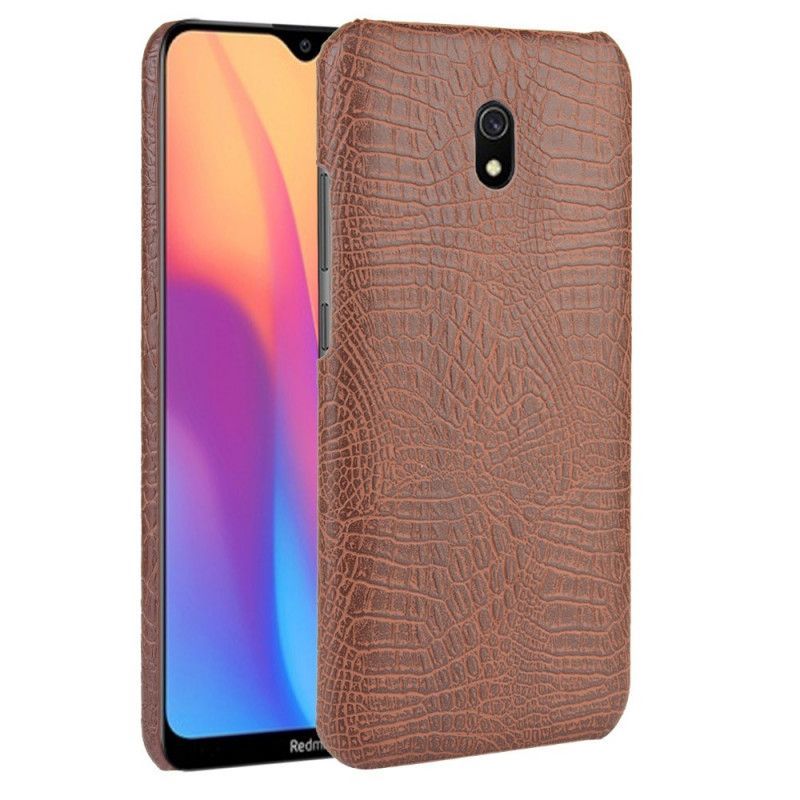 Κάλυμμα Xiaomi Redmi 8A Μαύρο Στυλ Κροκοδείλου