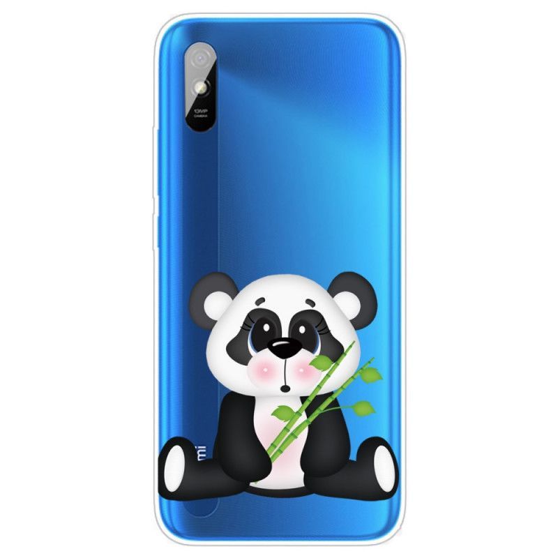 Κάλυμμα Xiaomi Redmi 9A Διάφανο Λυπημένο Panda