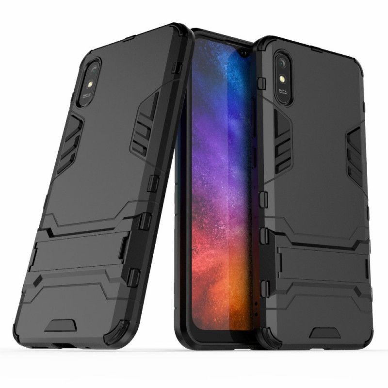 Κάλυμμα Xiaomi Redmi 9A Μαύρο Εξαιρετικά Ανθεκτική Γλώσσα