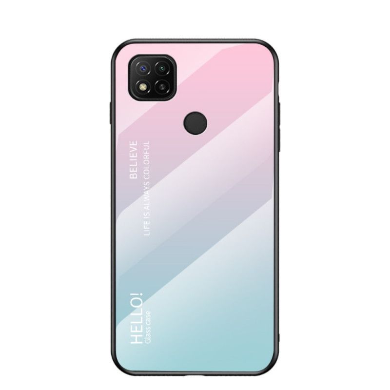 Κάλυμμα Xiaomi Redmi 9C Μαύρο Γεια Σου Σκληρυμένο Γυαλί