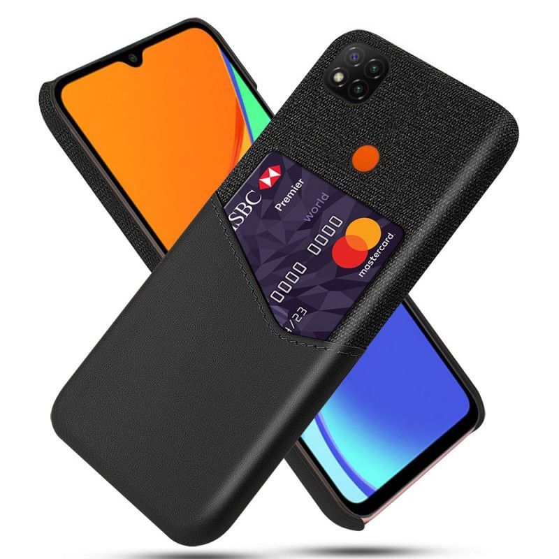 Κάλυμμα Xiaomi Redmi 9C Μαύρο Κάτοχος Κάρτας Ksq