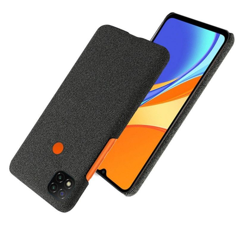 Κάλυμμα Xiaomi Redmi 9C Μαύρο Ksq Chic Ύφασμα