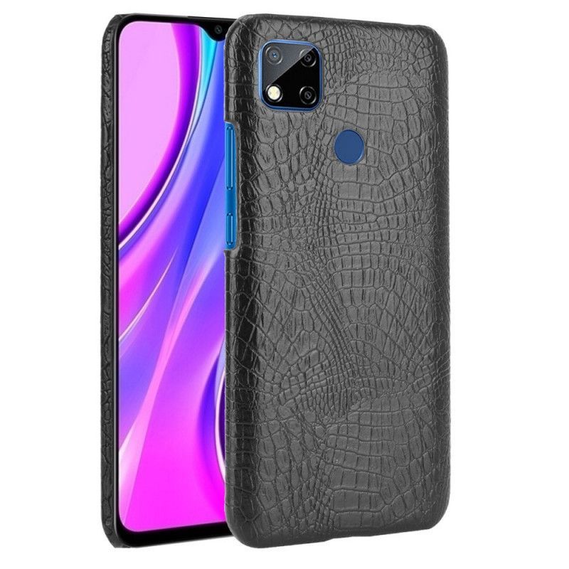 Κάλυμμα Xiaomi Redmi 9C Μαύρο Στυλ Κροκοδείλου