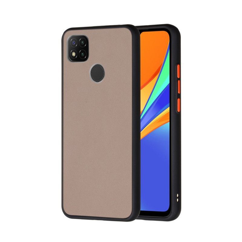 Κάλυμμα Xiaomi Redmi 9C Μαύρο Υβριδικές Έγχρωμες Άκρες