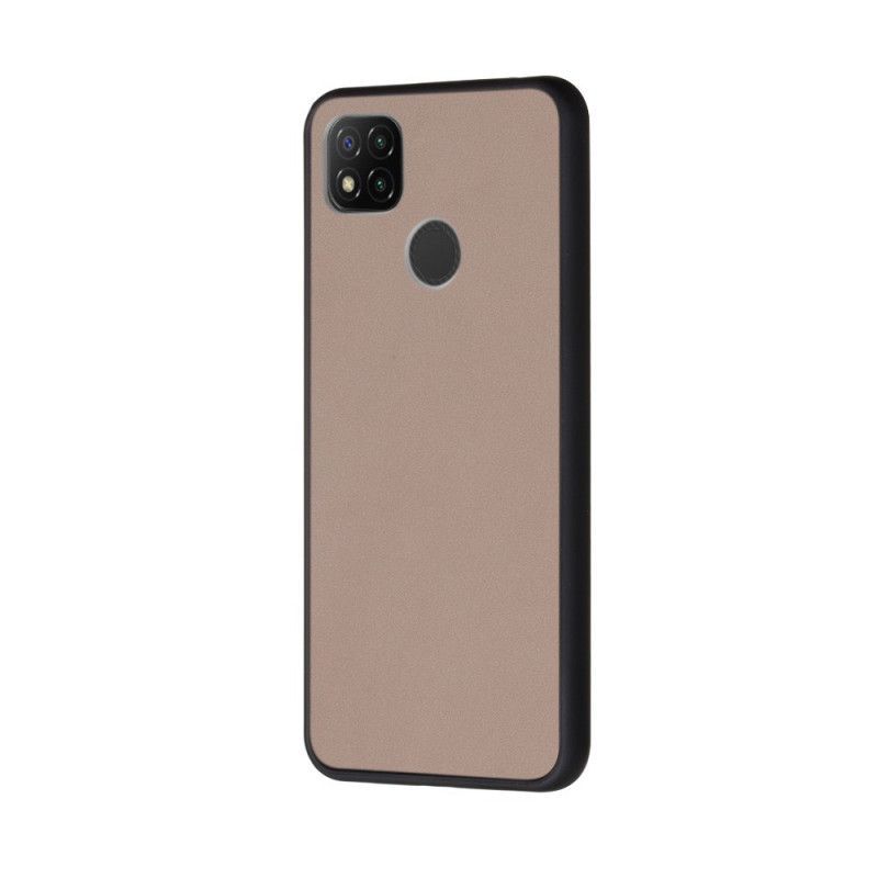 Κάλυμμα Xiaomi Redmi 9C Μαύρο Υβριδικές Έγχρωμες Άκρες