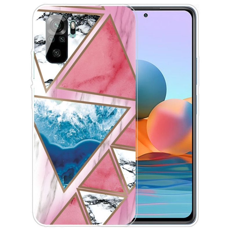 Κάλυμμα Xiaomi Redmi Note 10 / Note 10S Μαύρο Μαρμάρινο Σχέδιο