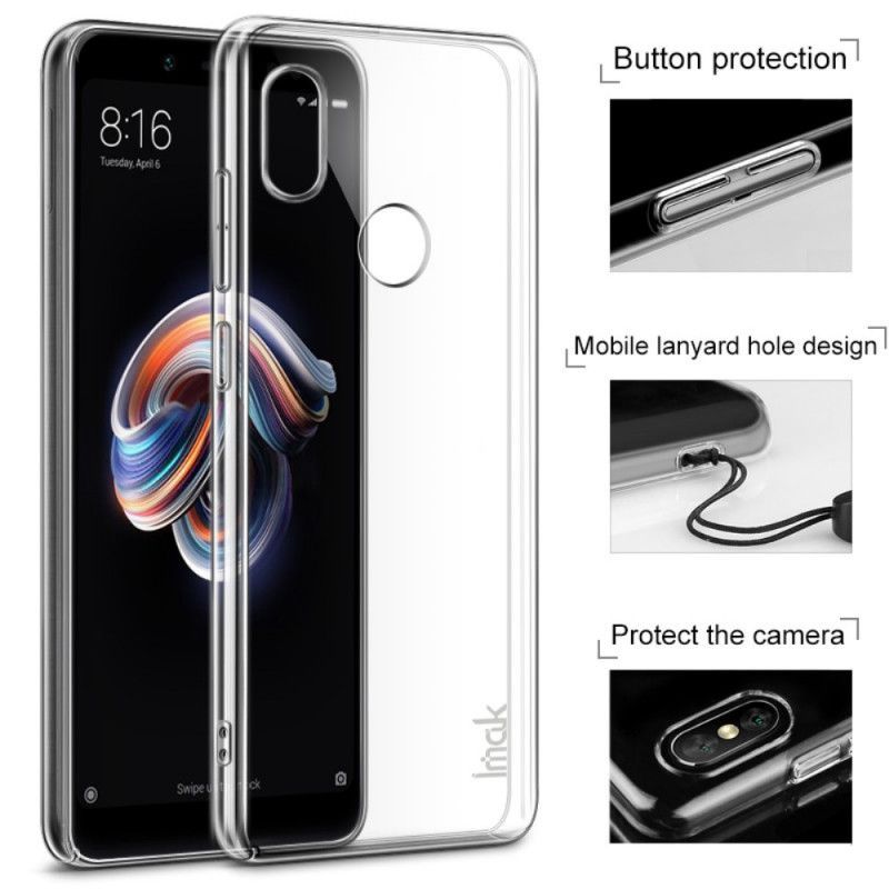 Κάλυμμα Xiaomi Redmi Note 5 Θήκες Κινητών Κρύσταλλο Διάφανο Imak