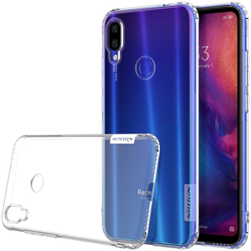 Κάλυμμα Xiaomi Redmi Note 7 Γκρι Διαφανές Nillkin