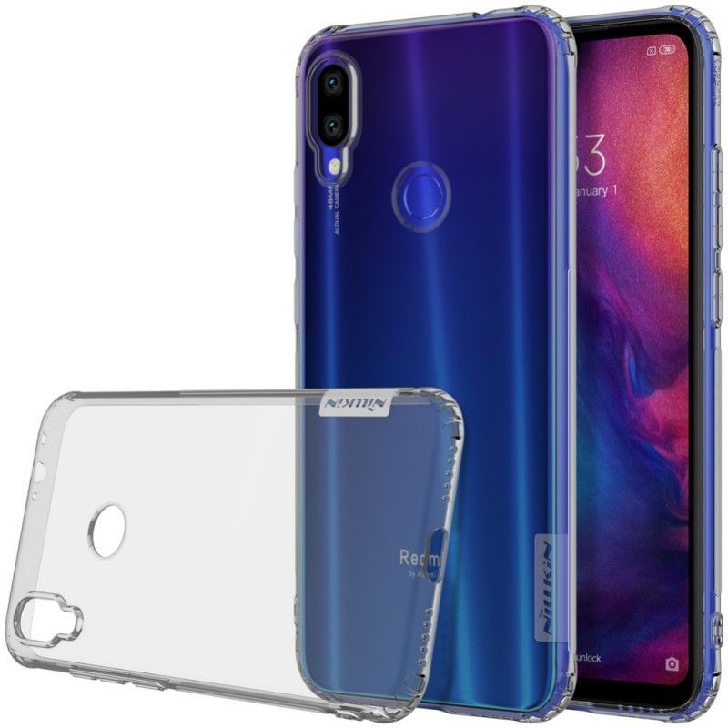 Κάλυμμα Xiaomi Redmi Note 7 Γκρι Διαφανές Nillkin