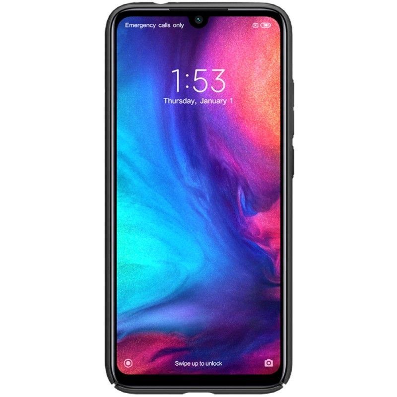 Κάλυμμα Xiaomi Redmi Note 7 Μαύρο Σκληρό Παγωμένο Νίλκιν